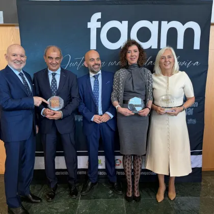 
<span>Ospitalarioak Fundazioa Euskadi recibe el Premio FAAM de Oro 2025 </span>
