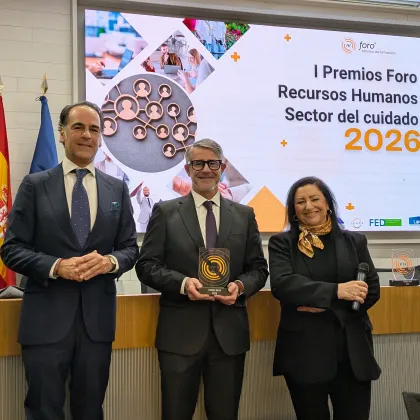 
<span>Recibimos el Premio del Foro Técnico de Formación por nuestro trabajo en identidad y cultura hospitalaria</span>

