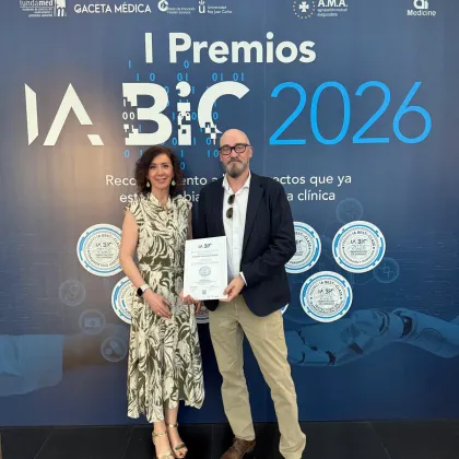 
<span>FARMALINGUO recibe el Premio IA BIC 2026: una herramienta basada en IA que permite identificar interacciones medicamentosas</span>
