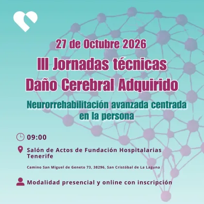 
<span>III Jornadas Técnicas de Daño Cerebral Adquirido: Neurorrehabilitación avanzada centrada en la persona</span>

