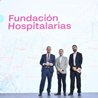
<span>La Fundación Hospitalarias recibe el Premio IAI Impulsa a la Confianza en el valor de la Auditoría Interna</span>
