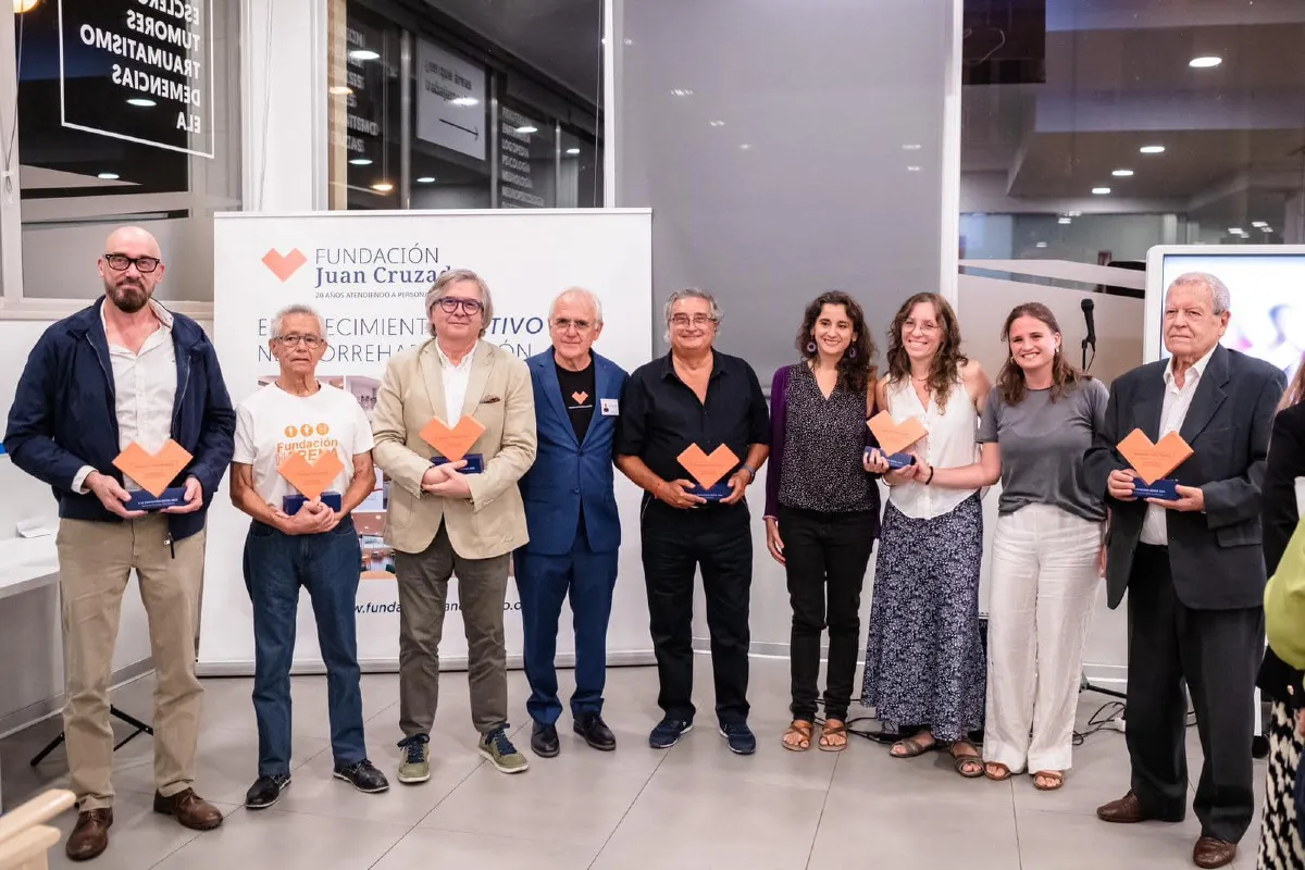 entrega del premio vida senior de Fundación Juan Cruzado de Málaga a Ospitalarioak Fundazioa Euskadi
