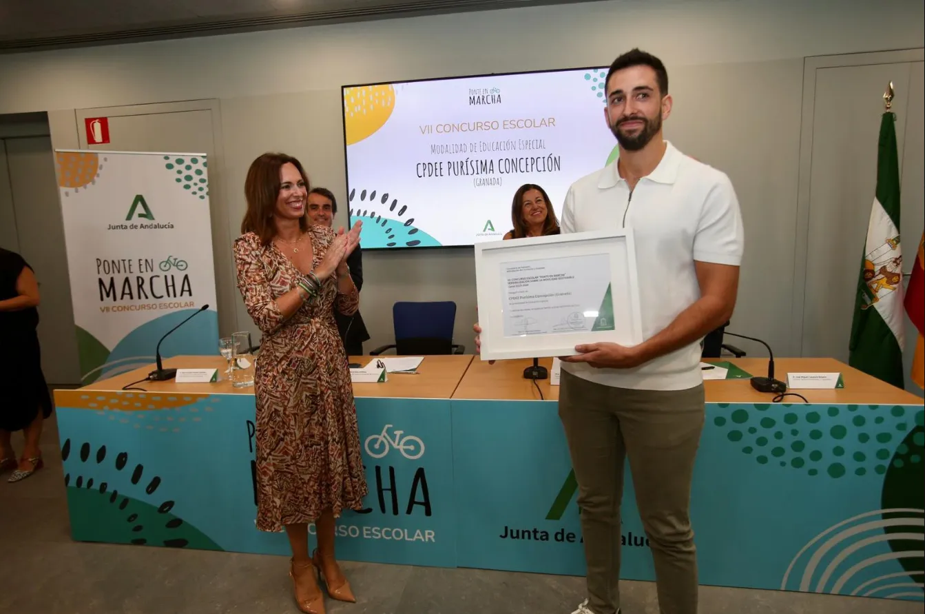 El Centro de Educación Especial Purísima Concepción de Hermanas Hospitalarias Granada –Premio Princesa de Girona Escuela del Año-  ha sido galardonado en la séptima edición del concurso escolar ‘Ponte en Marcha’. 