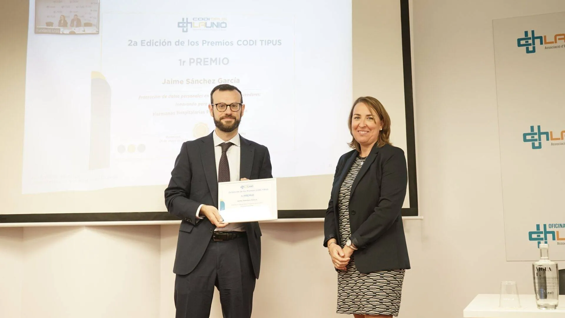 Fundación Hospitalarias recibe el 1º Premio de los galardones Codi Tipus de la Uniò