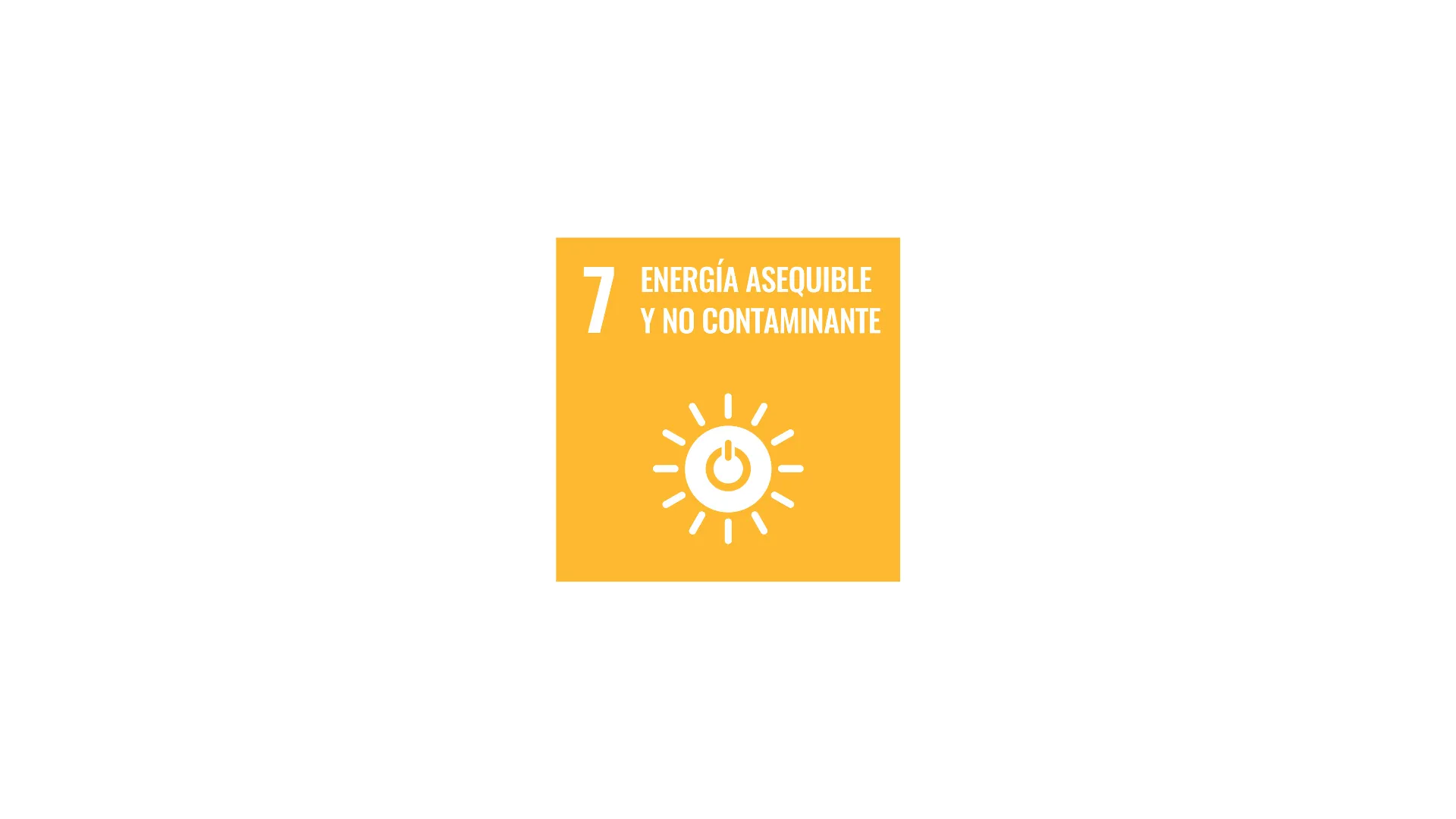 ODS 7: Energía asequible y no contaminante