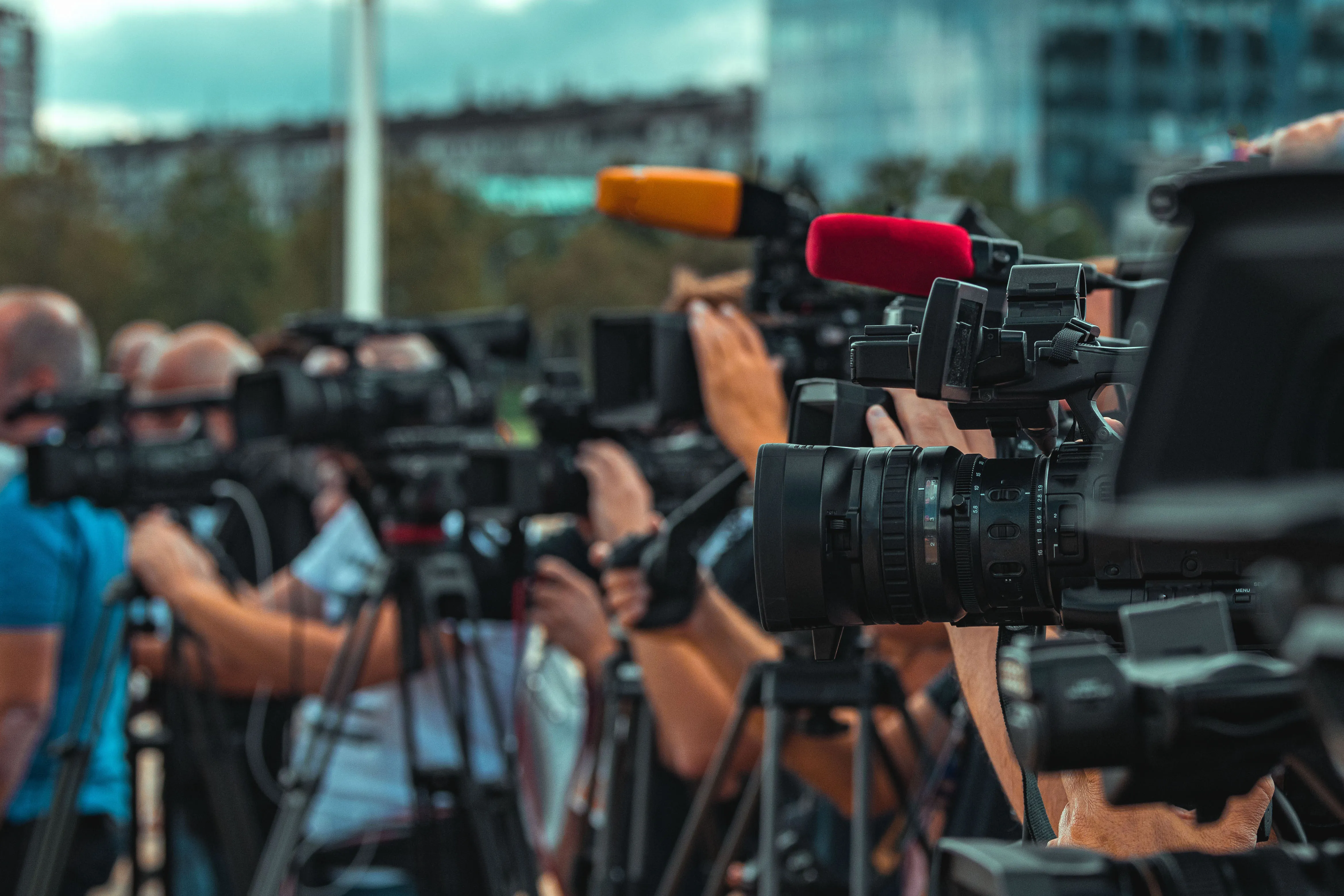 cámaras de televisión
