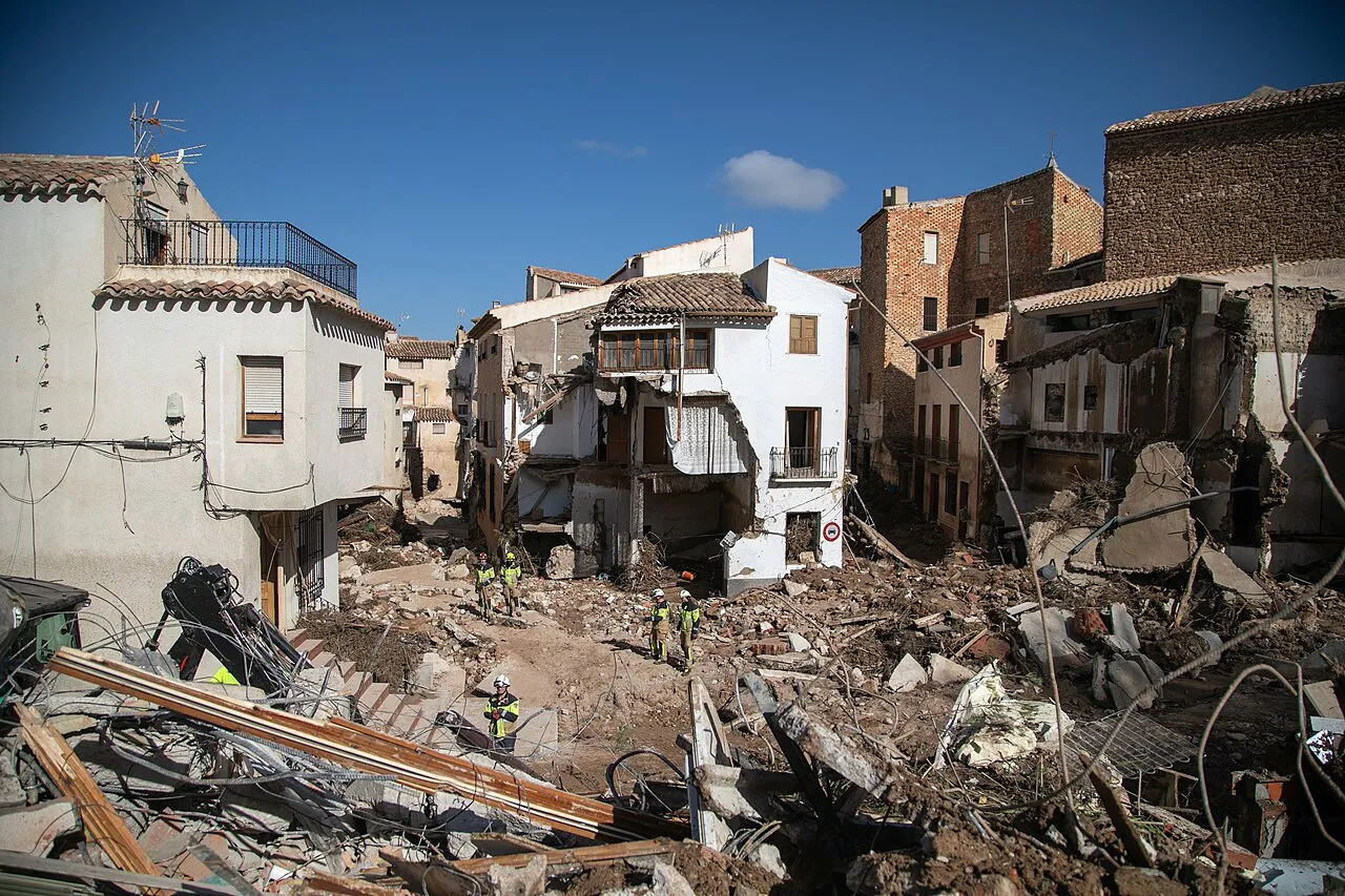 pueblo de Letur, Valencia, destrozado tras la DANA de 2024