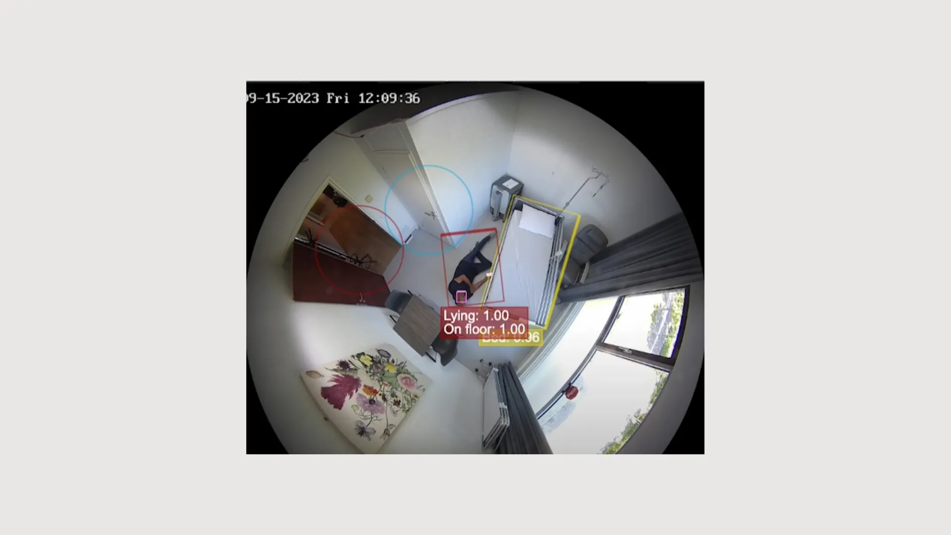 sistema de videovigilancia para detectar la caida de pacientes de Fundación Hospitalarias