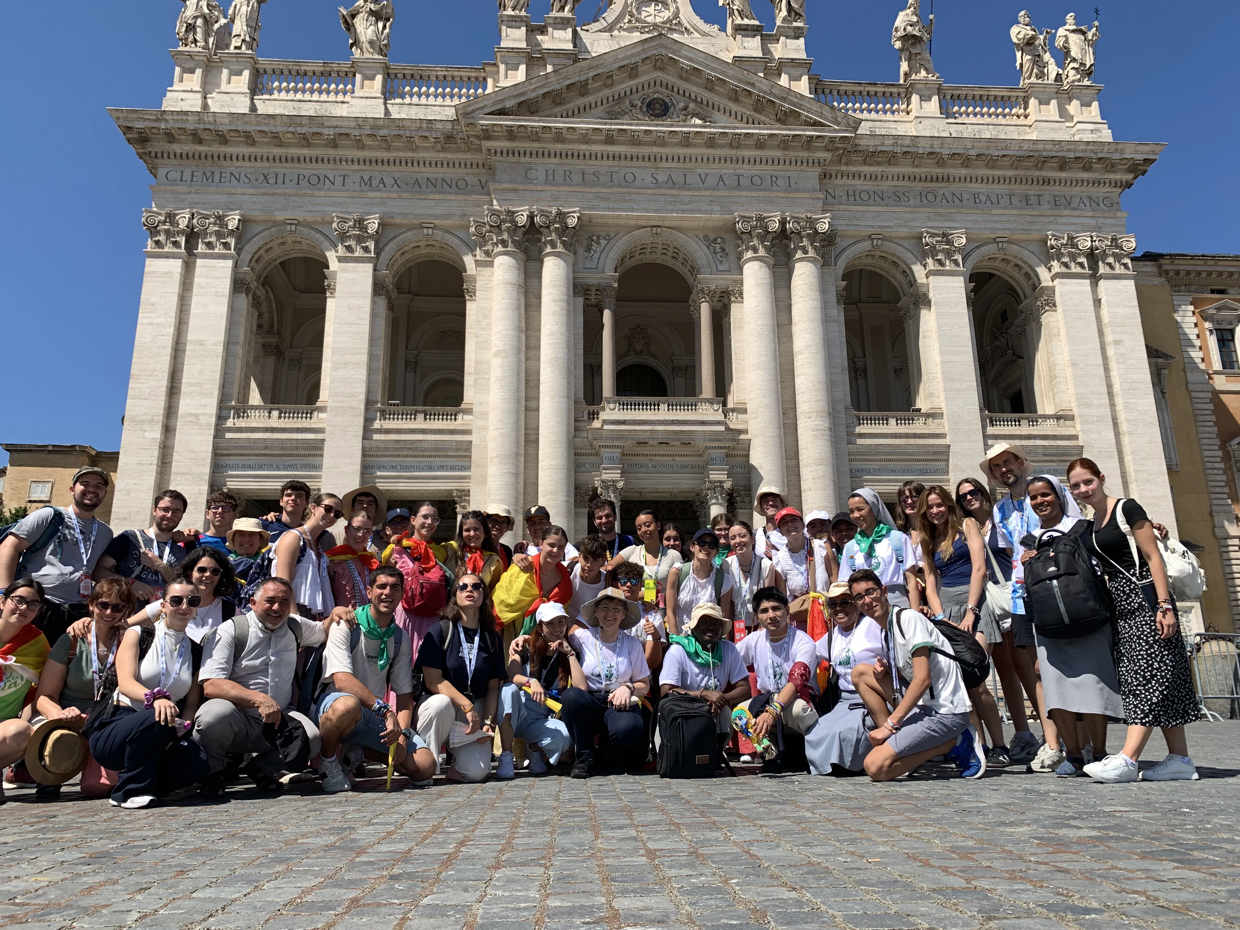 49 jóvenes hospitalarios en Roma en agosto de 2025