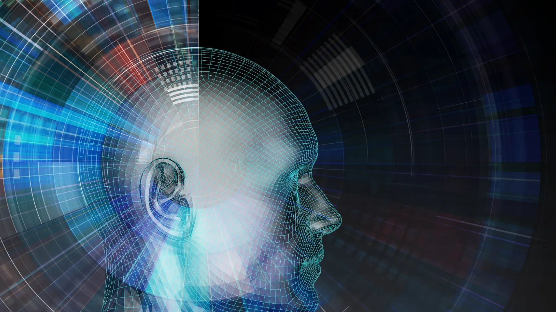 imagen futurista rostro hombre