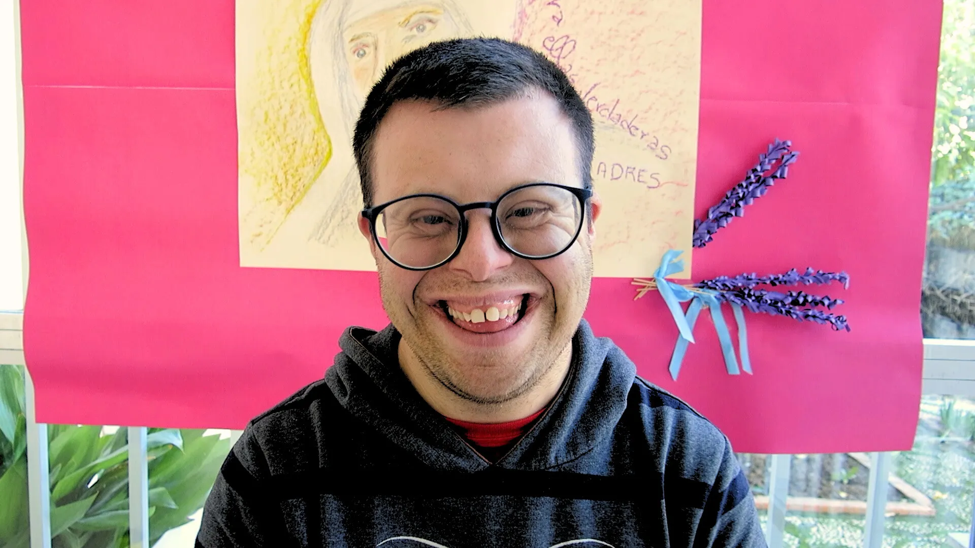 usuario con discapacidad de Hospitalarias Fundación Purísima Concepción