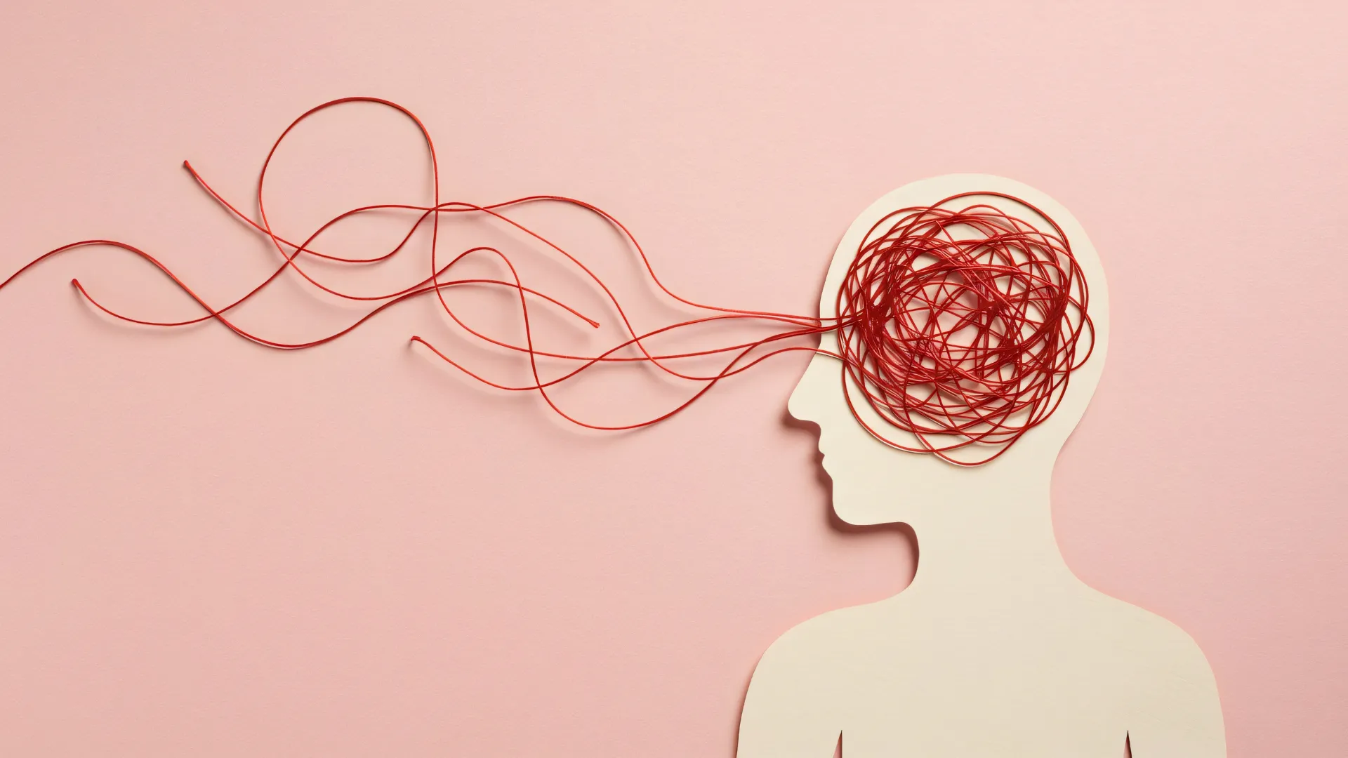 representación de una figura con un cerebro para salud mental