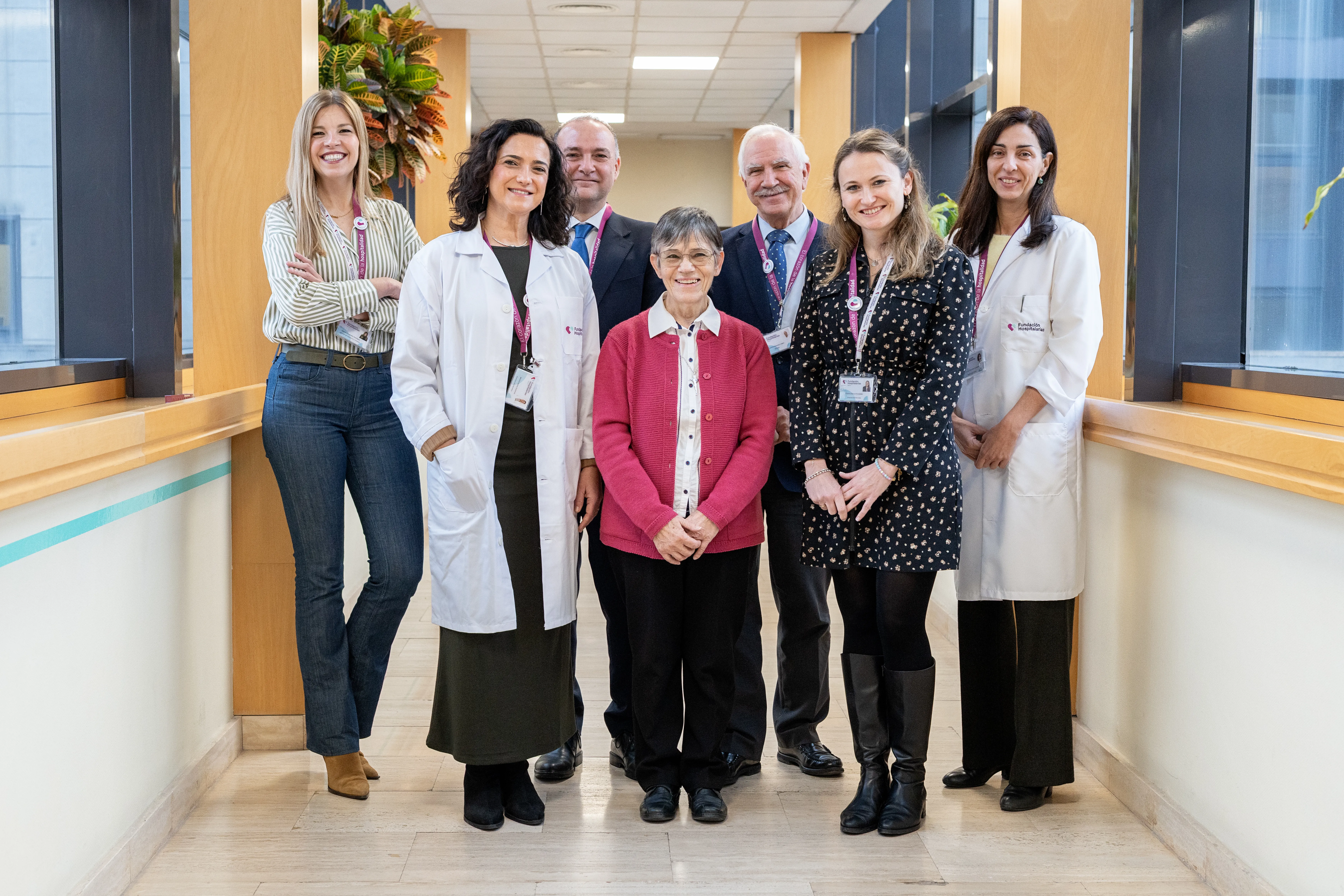 retrato del equipo de dirección de la Fundación Hospitalarias Madrid