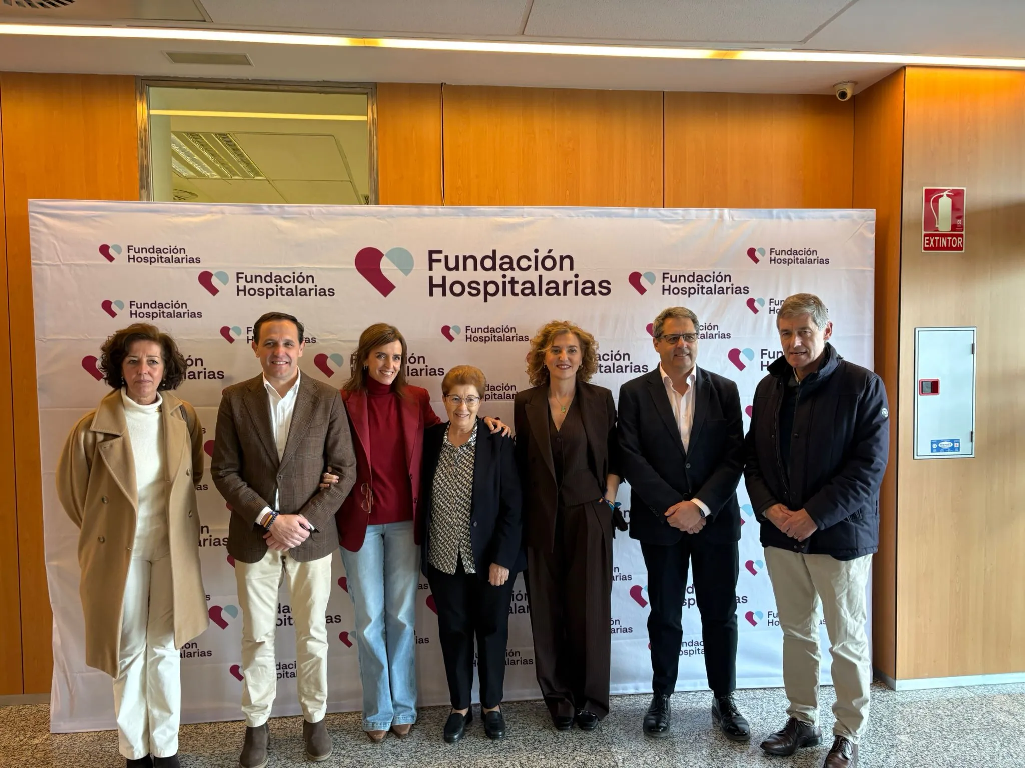 La vicesecretaria nacional de Sanidad y Política Social del Partido Popular, Carmen Fúnez, ha visitado esta mañana las instalaciones de la Fundación Hospitalarias Valladolid