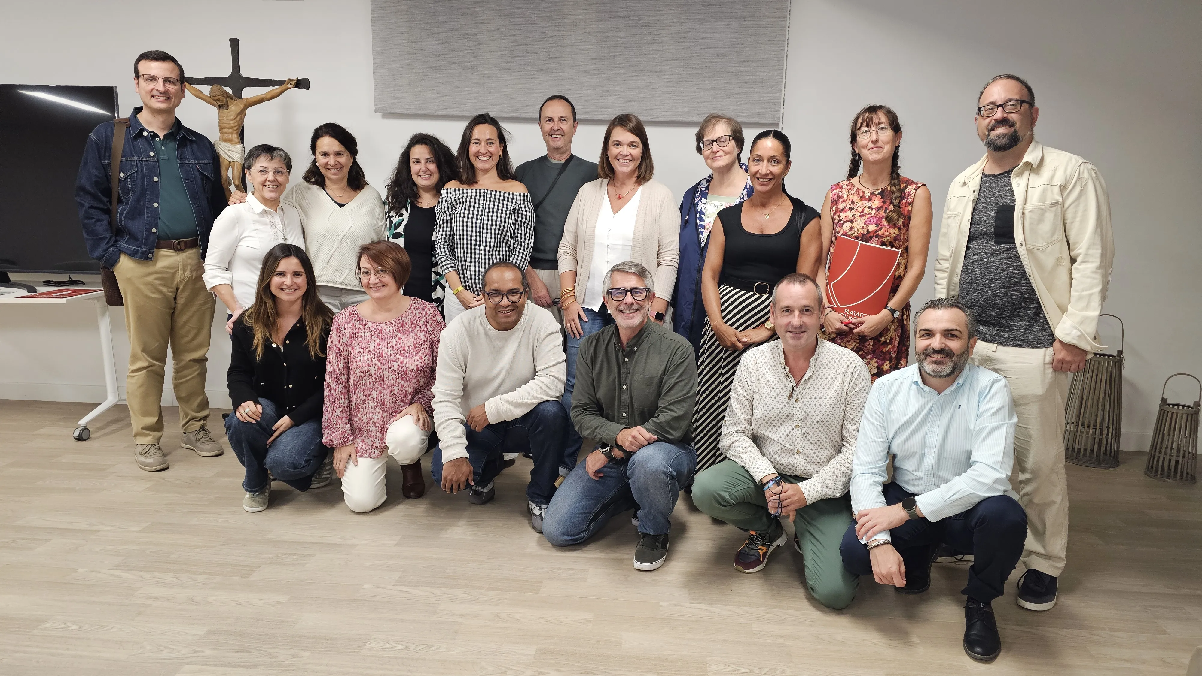 foto de grupo durante la formación voluntariado de septiembre de 2025