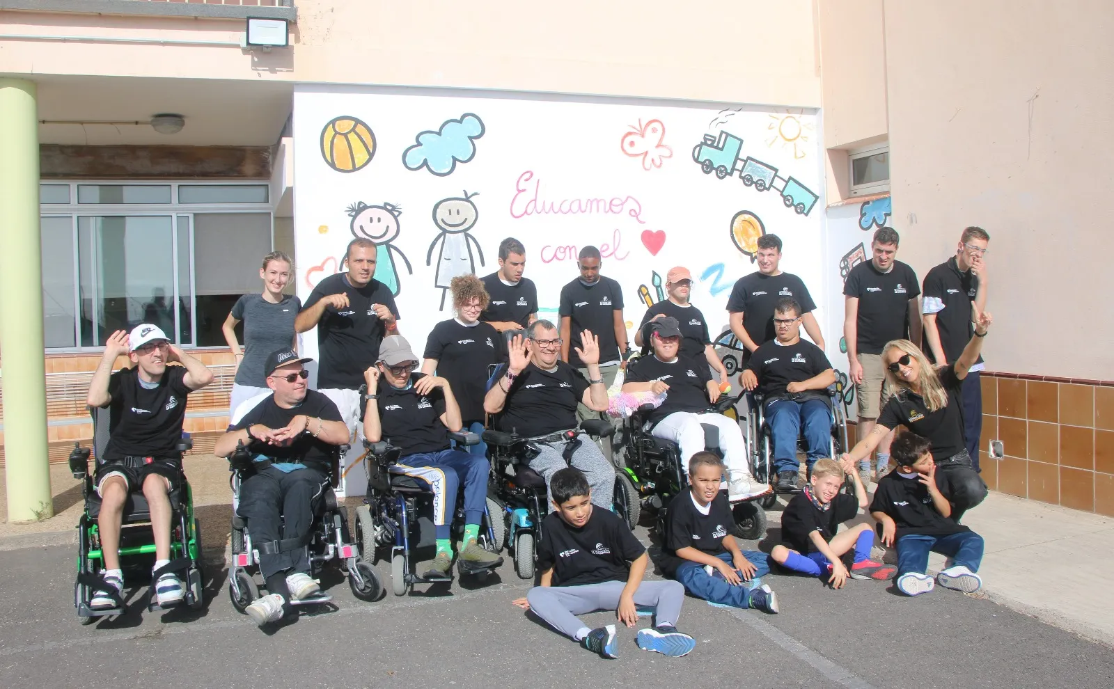 Equipo baloncesto IncluSport FH Tenerife Acaman