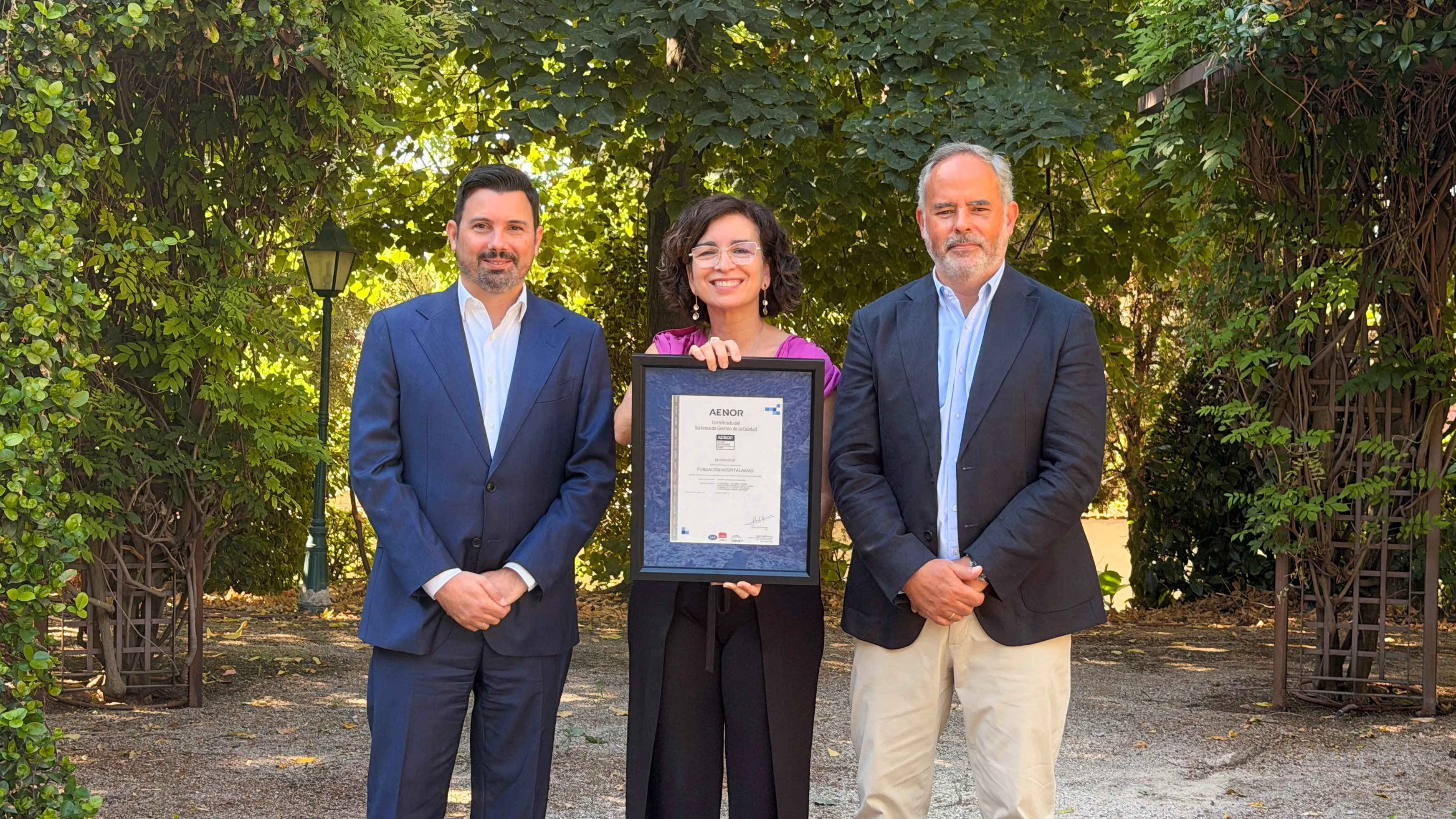 Certificacion ISO-9001 Fundación Hospitalarias