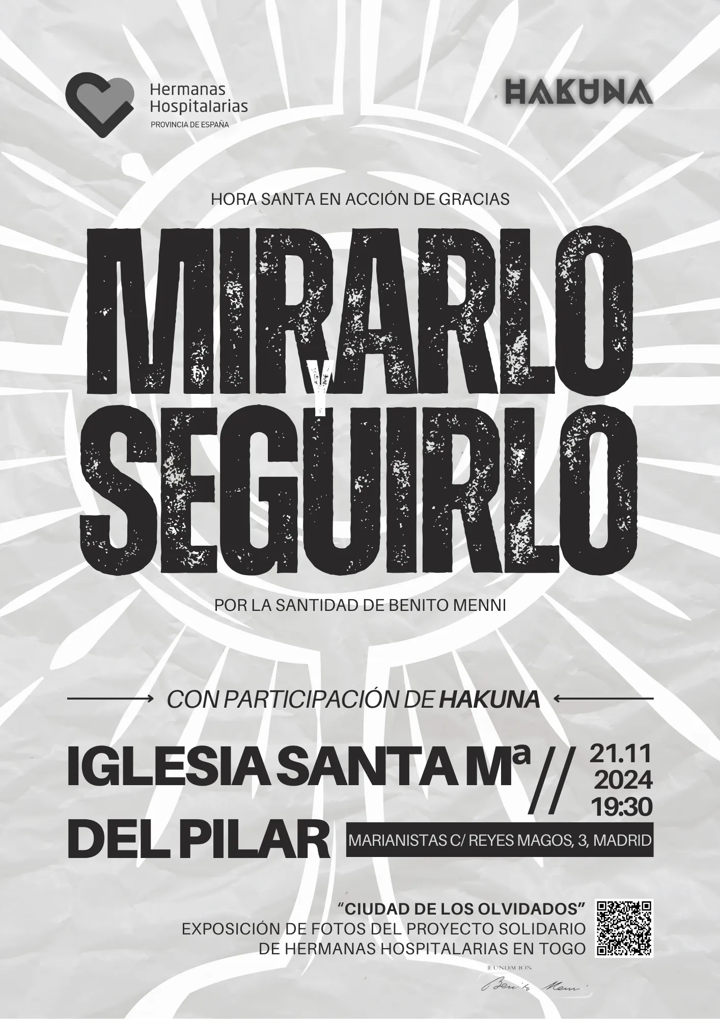 25 años Canonización San Benito Menni