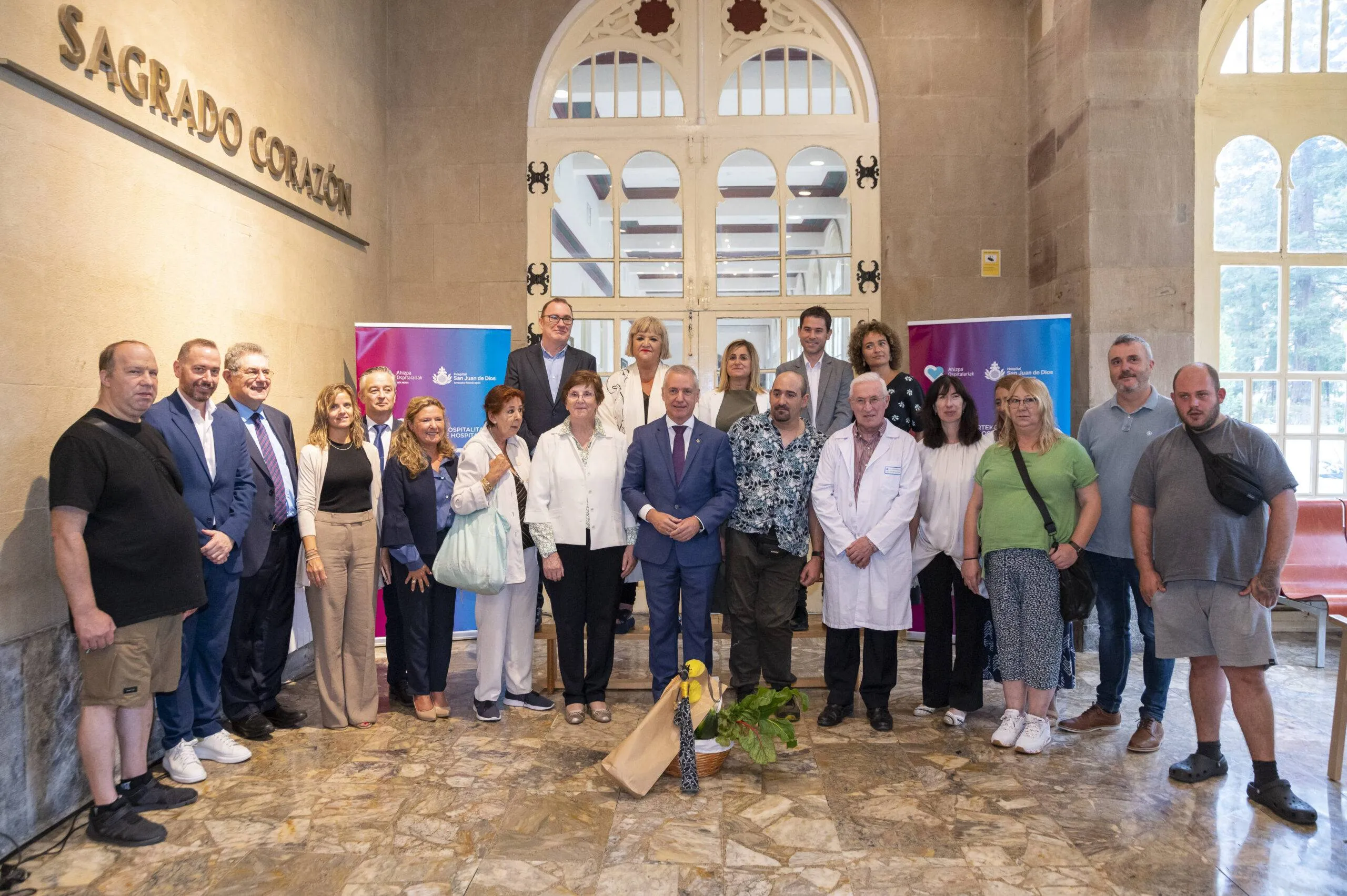 Lehendakari visita Hermanas Hospitalarias
