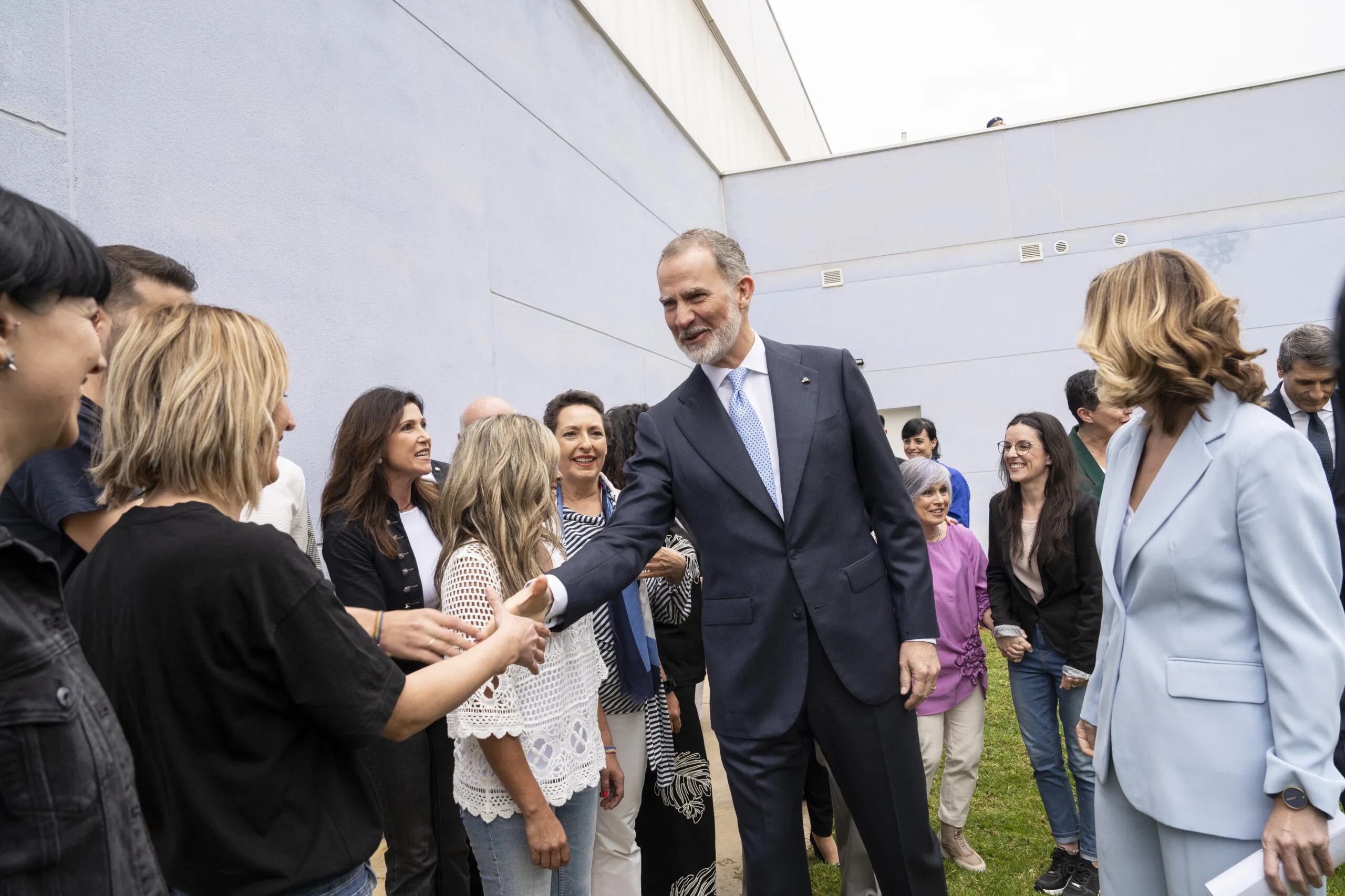 El Rey Felipe VI visita Colegio de Educación Especial Purísima Concepción de Hermanas Hospitalarias, vinculado a la Fundación Hospitalarias.