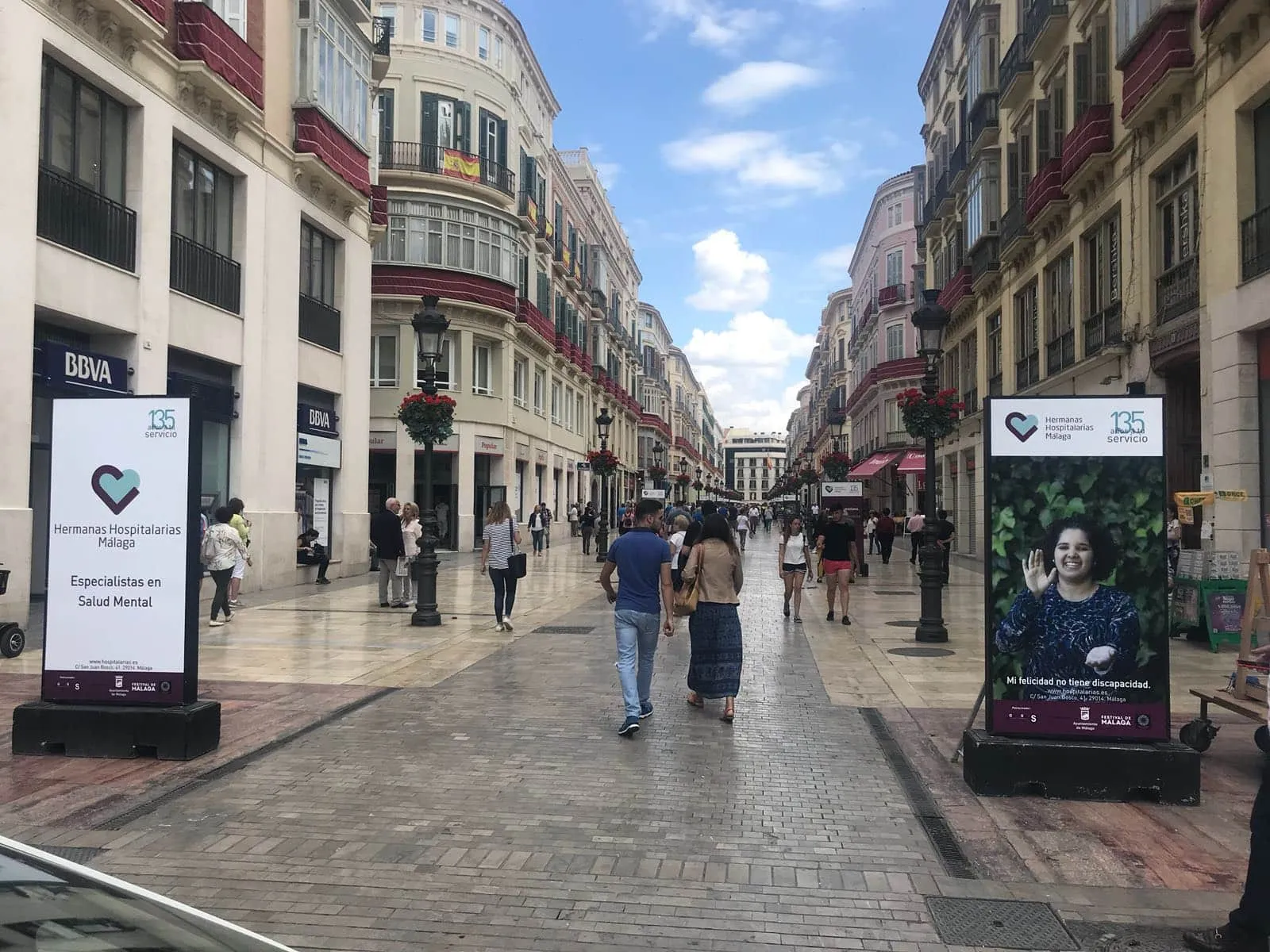 Exposición calle Larios