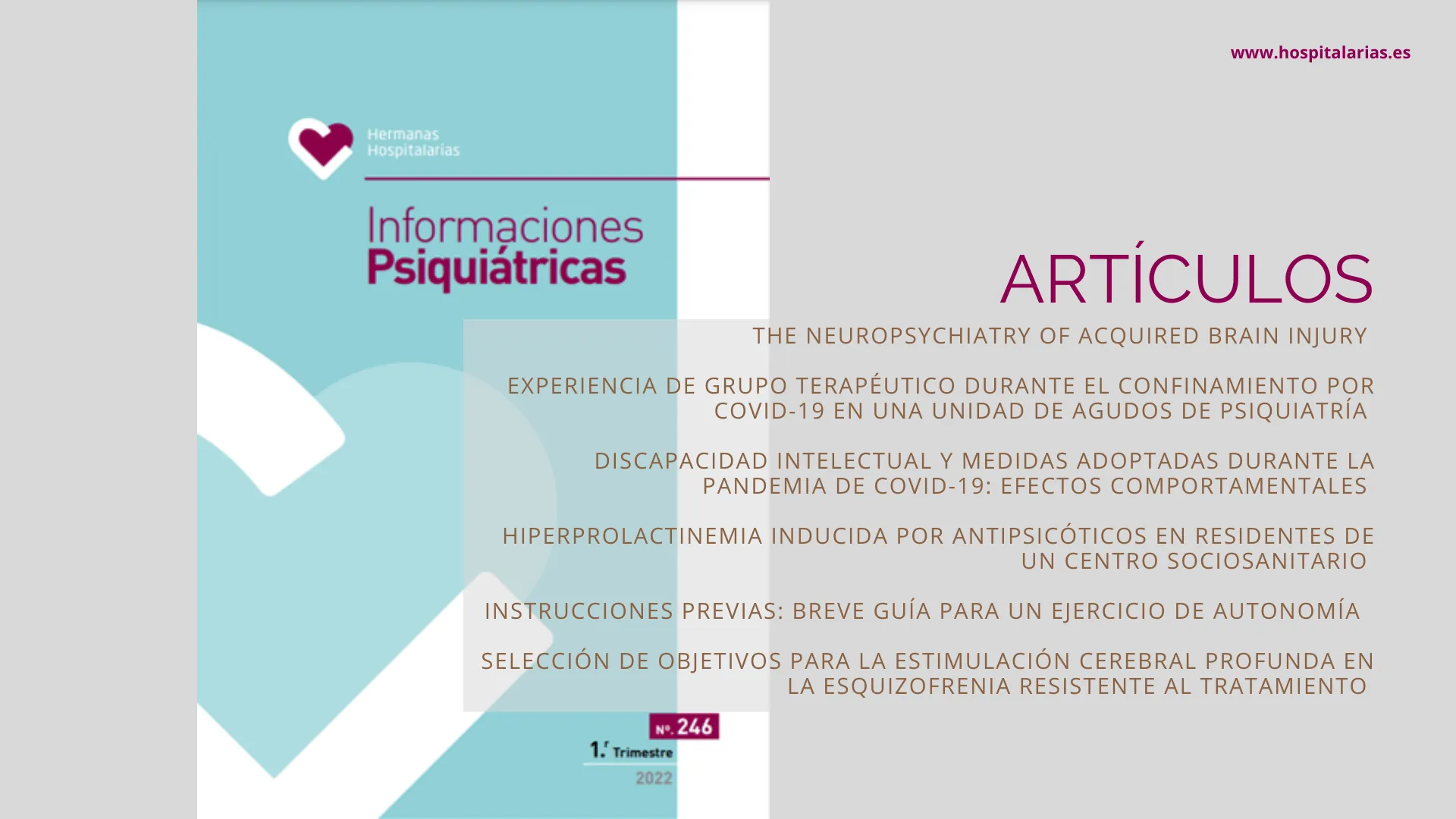 Informaciones Psiquiátricas 246