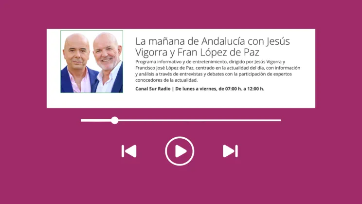 Reproductor del programa de radio La Mañana de Andalucía de Canal Sur Radio