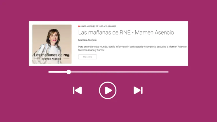 Reproductor del programa de radio Las Mañanas de RNE